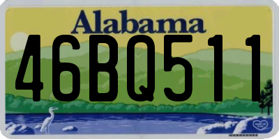 AL license plate 46BQ511