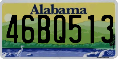AL license plate 46BQ513