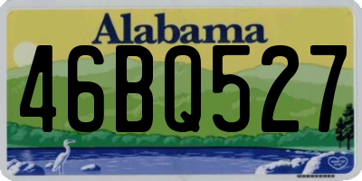 AL license plate 46BQ527