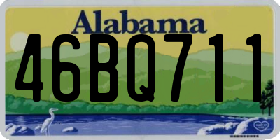 AL license plate 46BQ711