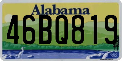 AL license plate 46BQ819