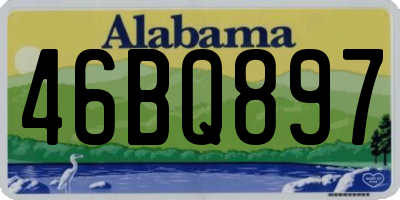 AL license plate 46BQ897