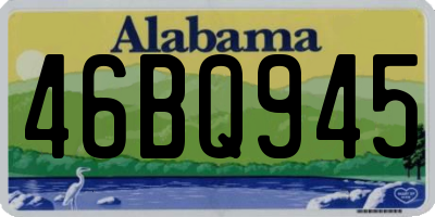 AL license plate 46BQ945