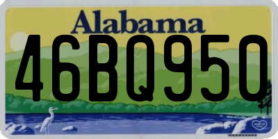 AL license plate 46BQ950