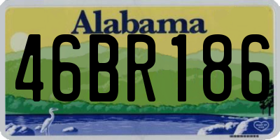AL license plate 46BR186