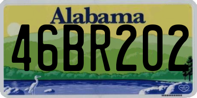 AL license plate 46BR202