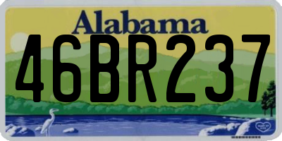 AL license plate 46BR237