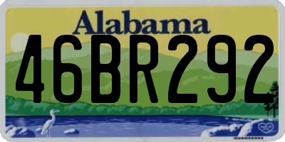 AL license plate 46BR292
