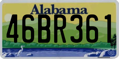 AL license plate 46BR361