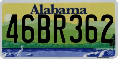 AL license plate 46BR362