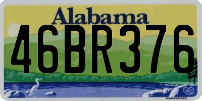 AL license plate 46BR376