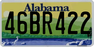 AL license plate 46BR422