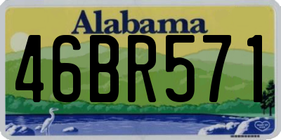 AL license plate 46BR571