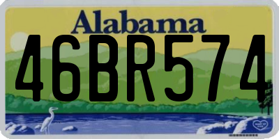 AL license plate 46BR574