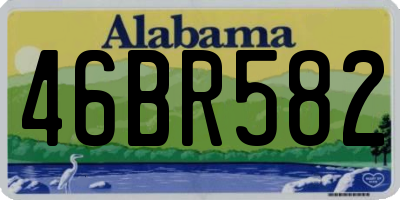 AL license plate 46BR582