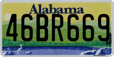 AL license plate 46BR669