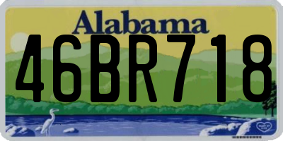 AL license plate 46BR718