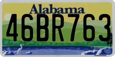 AL license plate 46BR763