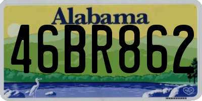 AL license plate 46BR862