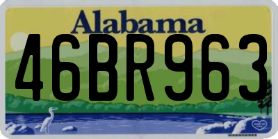 AL license plate 46BR963