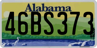 AL license plate 46BS373