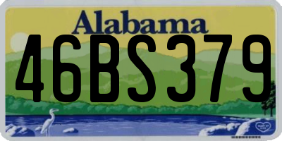 AL license plate 46BS379