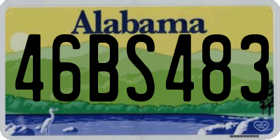 AL license plate 46BS483