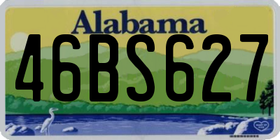 AL license plate 46BS627