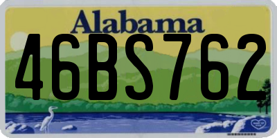 AL license plate 46BS762