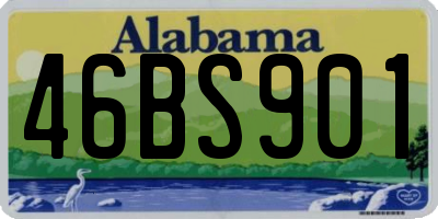 AL license plate 46BS901