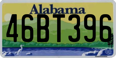 AL license plate 46BT396