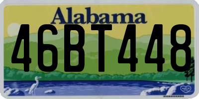 AL license plate 46BT448