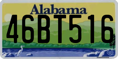 AL license plate 46BT516