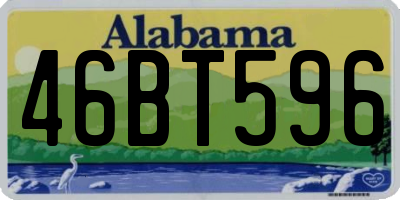 AL license plate 46BT596