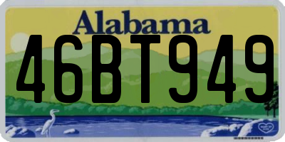 AL license plate 46BT949