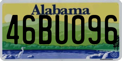 AL license plate 46BU096