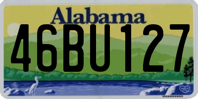 AL license plate 46BU127