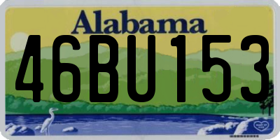AL license plate 46BU153