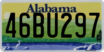 AL license plate 46BU297