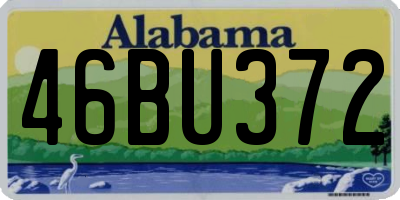 AL license plate 46BU372