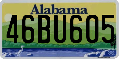 AL license plate 46BU605