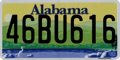 AL license plate 46BU616