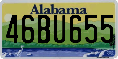 AL license plate 46BU655