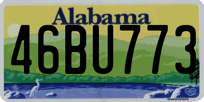 AL license plate 46BU773