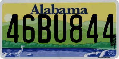 AL license plate 46BU844