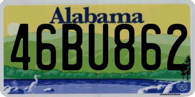 AL license plate 46BU862