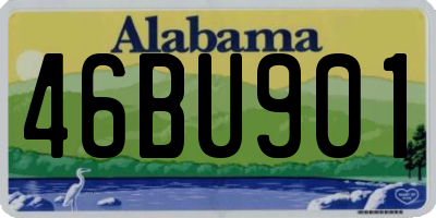 AL license plate 46BU901