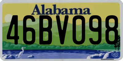 AL license plate 46BV098
