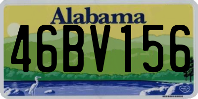 AL license plate 46BV156