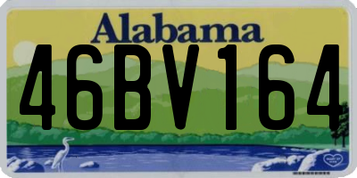 AL license plate 46BV164